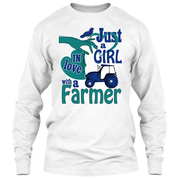 Just A Girl T Shirt, Coolest Farmer T Shirt