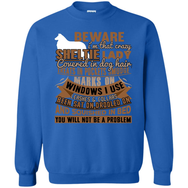 Coolest Sheltie Lady T Shirt, I Am A Dog Lover Sweatshirt