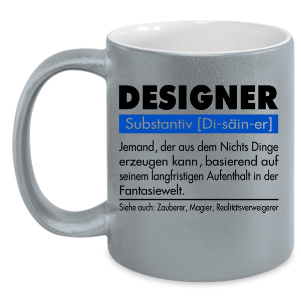 Cool Gift For Designer Coffee Mug, Designer Accent Mug