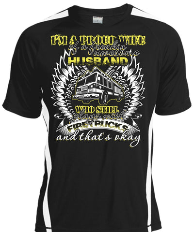 A black t-shirt with the shopify logo