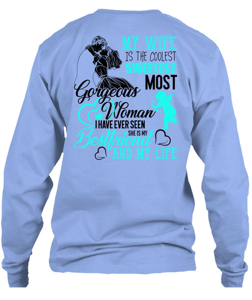 My Wife Is The Coolest T Shirt, I Love Husband T Shirt