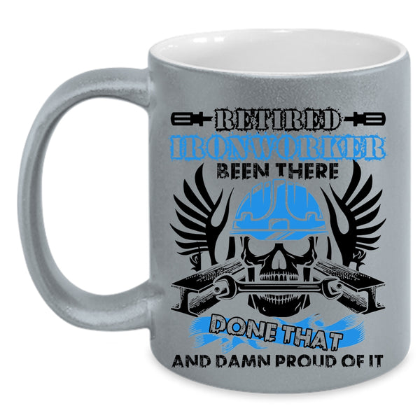 Gift For Retired Ironworkers Coffee Mug, Retired Ironworker Accent Mug