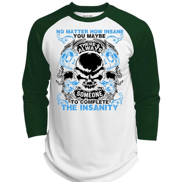 No Matter How Insane T Shirt, I Love Mechanic T Shirt, Awesome T-Shirts  (Polyester Game Baseball Jersey)