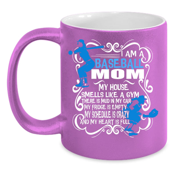 I Am A Baseball Mom Coffee Mug, Awesome Baseball Mom Coffee Cup