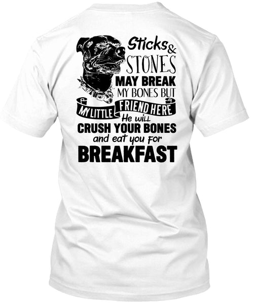 A black t-shirt with the shopify logo