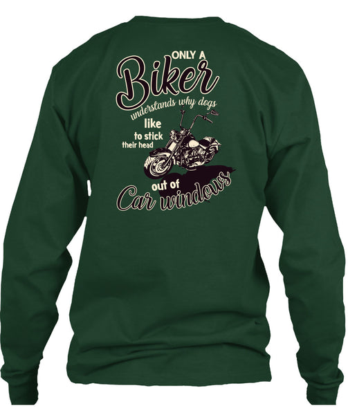 Only A Biker Understands T Shirt, Dogs Like To Stick T Shirt