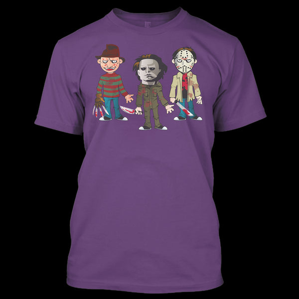 A black t-shirt with the shopify logo