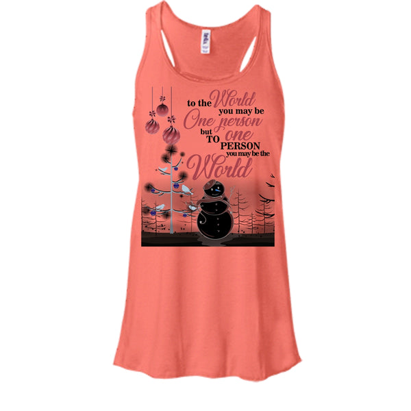 To The World You May Be One Person T Shirt, Coolest Merry Christmas T Shirt, Awesome t-shirts