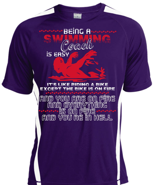 Being A Swimming Coach T Shirt, You're In Hell T Shirt, Cool Shirt
