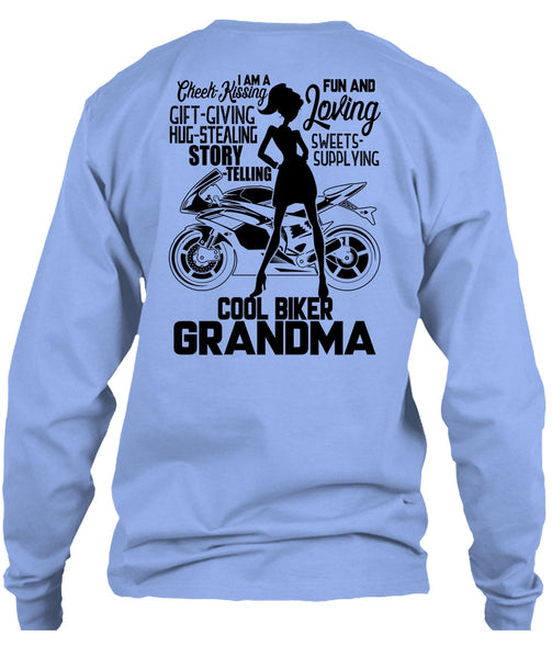 Cool Biker Grandma T Shirt, I Love Biking T Shirt