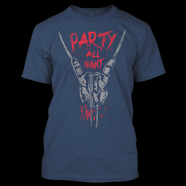 A black t-shirt with the shopify logo