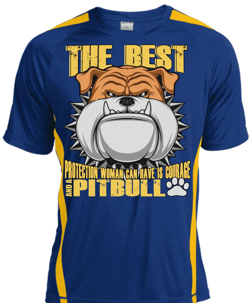Woman Can Have Is Courage And A Pit Bull T Shirt, I Love Pit Bull T Shirt, Cool Shirt