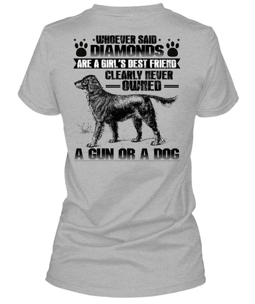 Never Owned A Gun Or A Dog T Shirt, I Love My Dog T Shirt