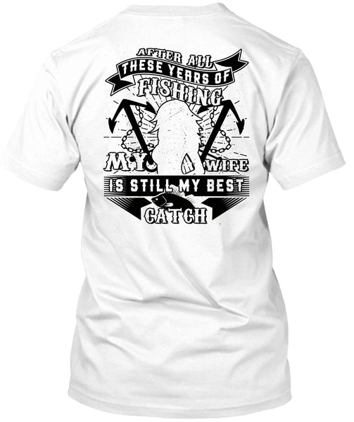 A black t-shirt with the shopify logo