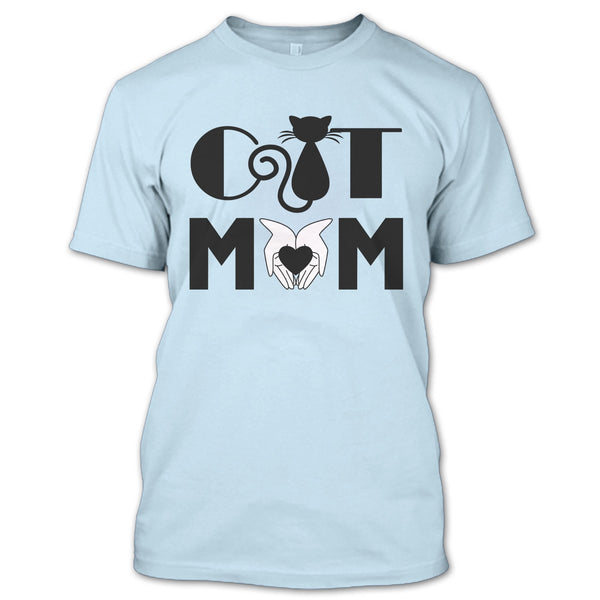 A black t-shirt with the shopify logo