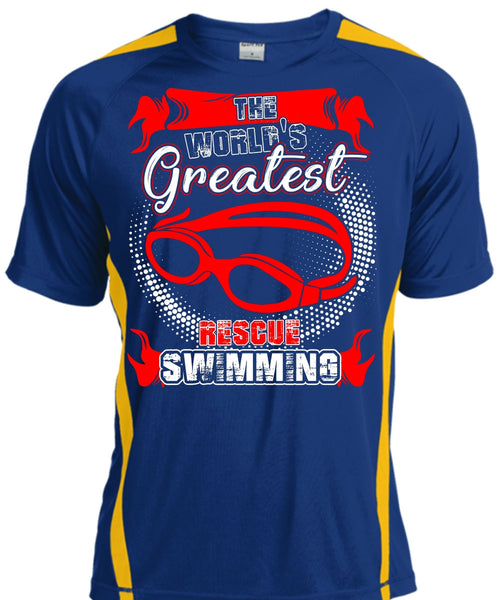 The World's Greatest Rescue Swimming T Shirt, Being A Swimmer T Shirt, Cool Shirt