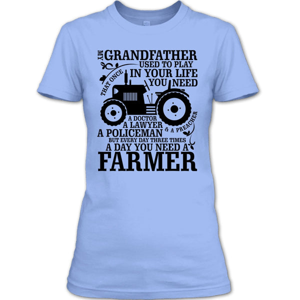 My Grandfather T Shirt, Farming Grandfather T Shirt