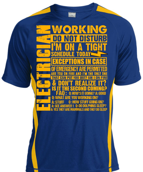 Electrician Working Do Not Disturb T Shirt, I'm On A Tight T Shirt, Cool Shirt