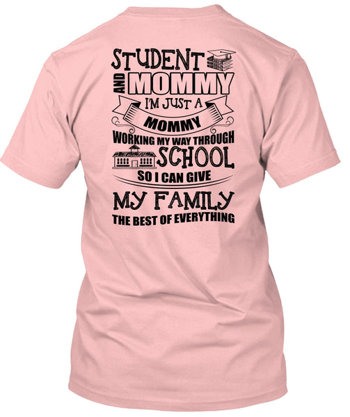 Student And Mommy T Shirt, I Love School T Shirt