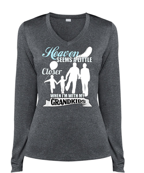 I'm With My Grandkids T Shirt, Heaven Seems A Little Closer T Shirt