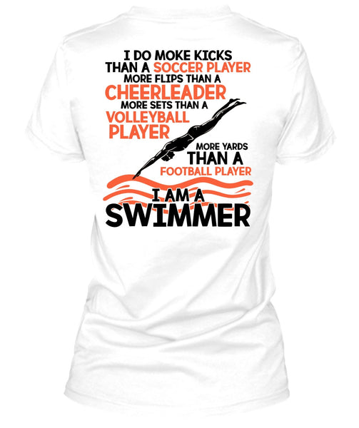 I Am A Swimmer T Shirt, I Love Swimming T Shirt