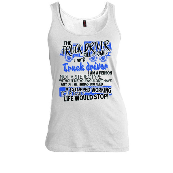 The Truck Driver T Shirt, Gift For Trucker Tank Top