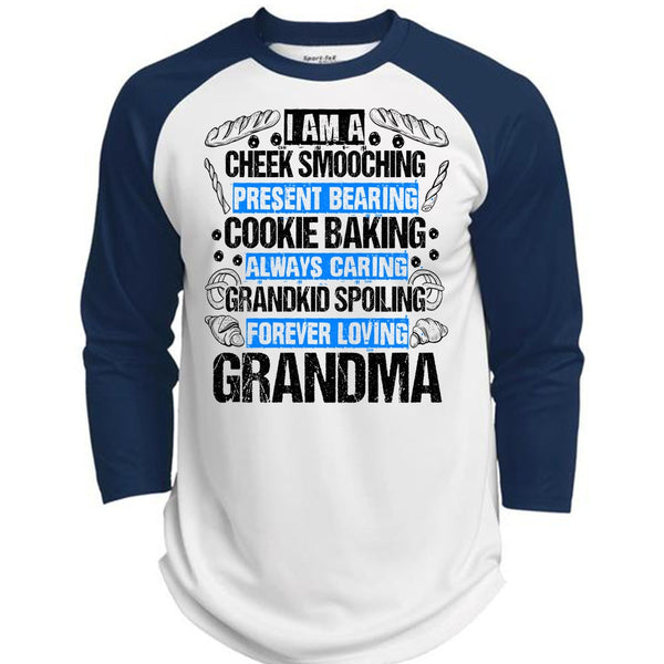 Forever Loving Grandma T Shirt, I Love Grandma T Shirt, Awesome T-Shirts  (Polyester Game Baseball Jersey)