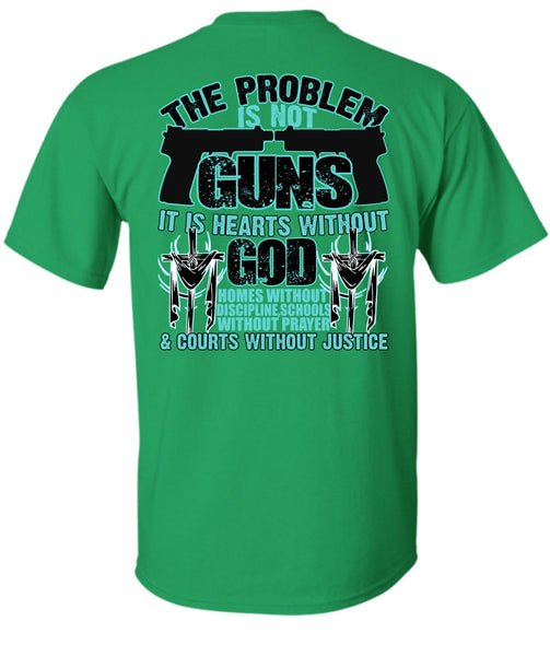 The Problem Is Not Guns T Shirt, I Love Veteran T Shirt