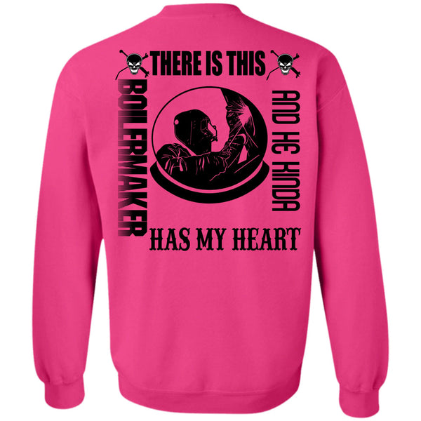Being A Boilermaker T Shirt, There Is This Boilermaker And He Kinda Has My Heart Sweatshirt