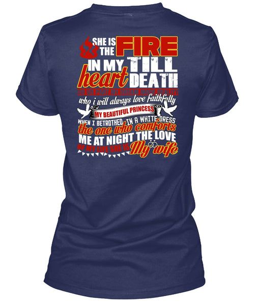 She Is The Fire T Shirt, I Love Wife T Shirt