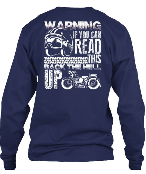 You Can Read T Shirt, This Back The Hell Up T Shirt