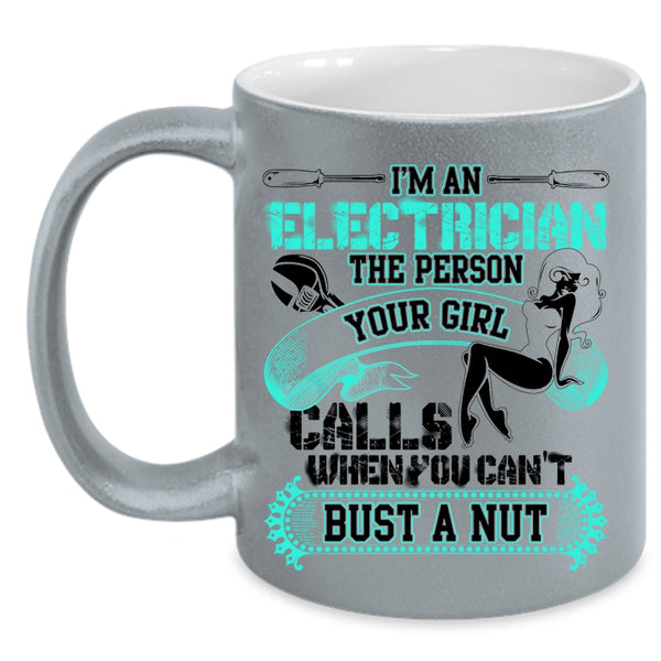 Awesome Electricians Coffee Mug, I'm An Electrician Accent Mug
