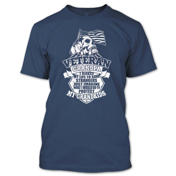 Veteran Grandpa T Shirt, I Am a Veteran Grandpa T Shirt