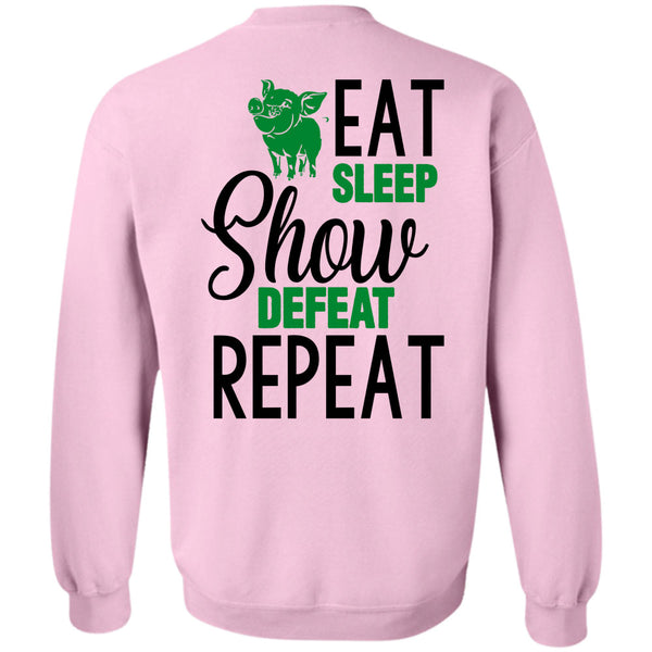 Being A Chef T Shirt, Eat Sleep Show Defeat Repeat Sweatshirt