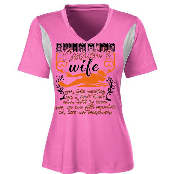 Swimming Coach's Wife T Shirt, I Love Swimming T Shirt, Awesome T-Shirts