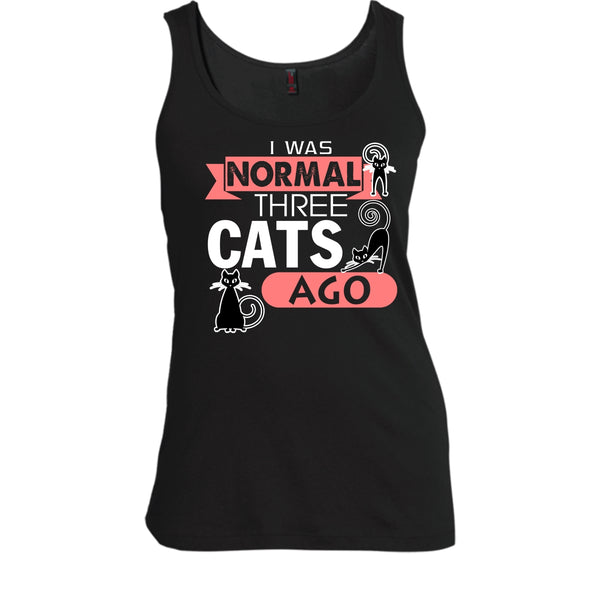 I Was Normal Three Cats Ago Shirt, Cool Cat Shirt