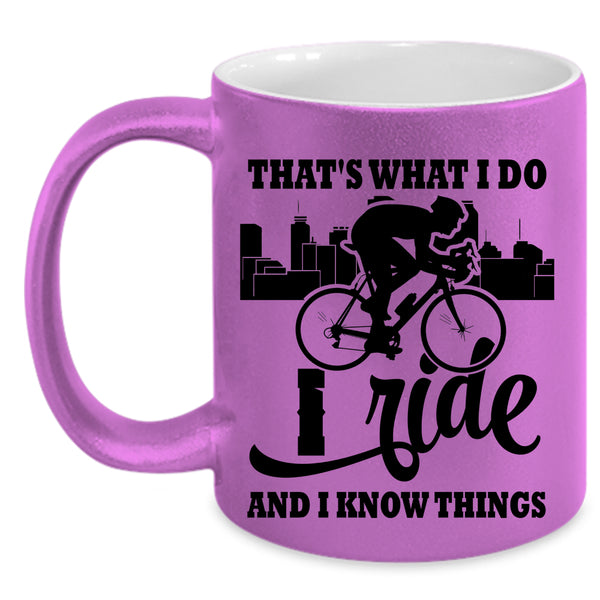 I Love Riding Coffee Mug, I Ride Accent Mug