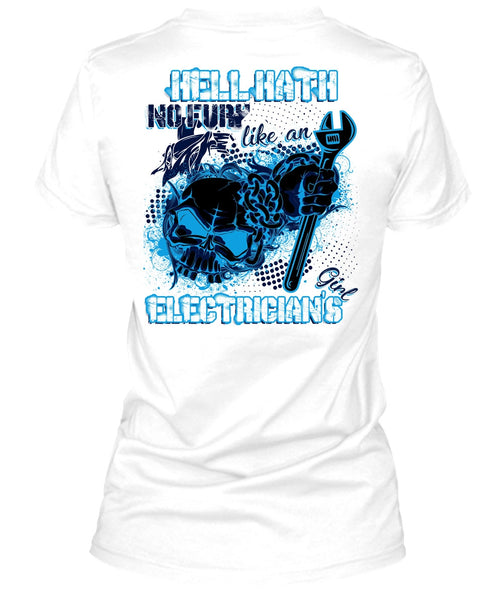 Like An Electrician's Girl T Shirt, I Love Electrician T Shirt