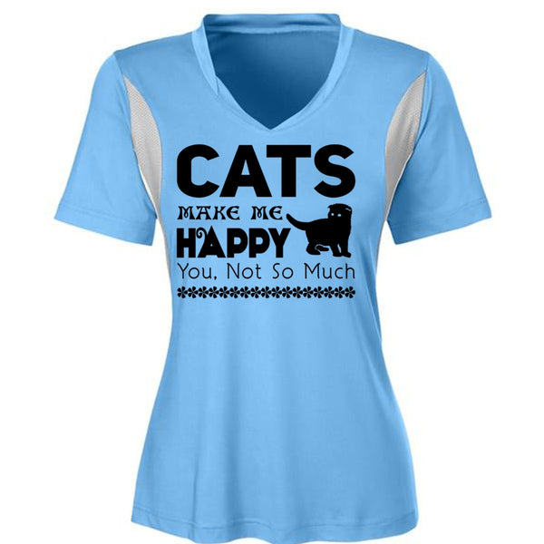 Cats Make Me Happy T Shirt, I Love Cat T Shirt, Cool Pets T Shirt