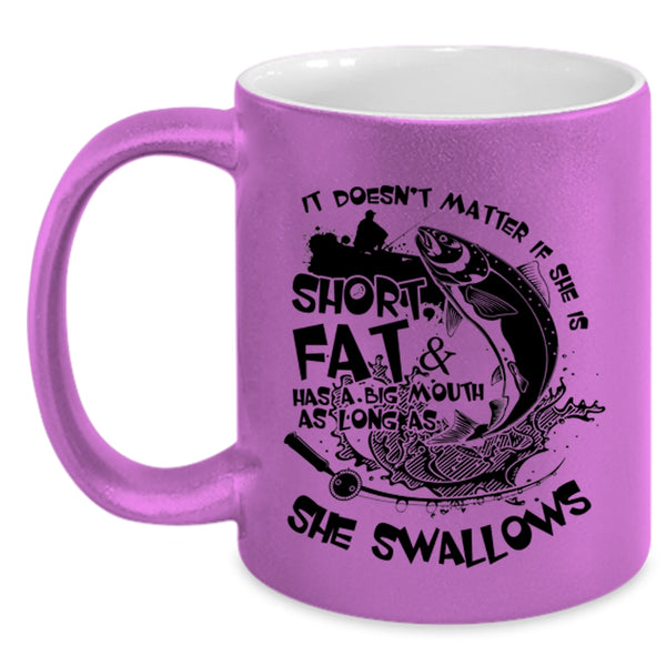 Outdoor Activity Coffee Mug, Cool Fishing Accent Mug