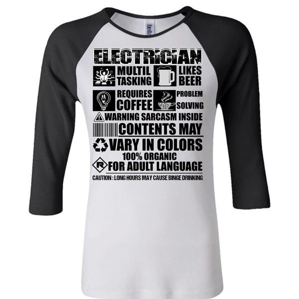 Electrician Multi-tasking T Shirt, I Love Electrician T Shirt, Awesome T-Shirts