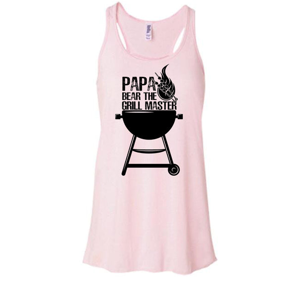 Papa Bear The Grill Master T Shirt, Gift For Papa Tank Top