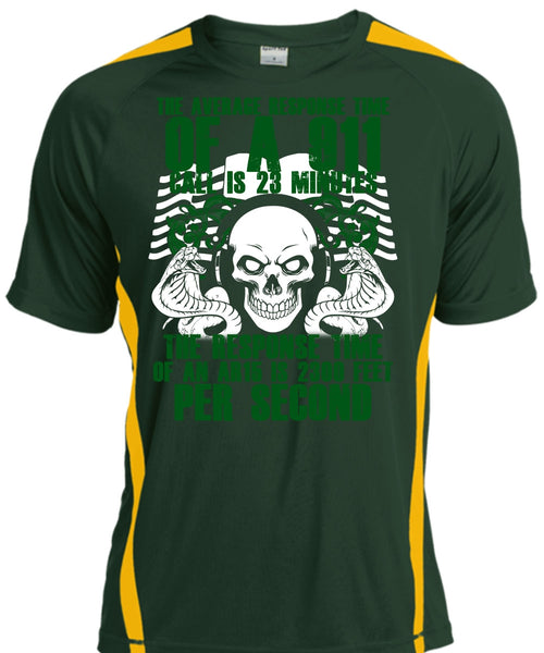 The Average Response Time Of A 911 T Shirt, Being A Dispatcher T Shirt, Cool Shirt