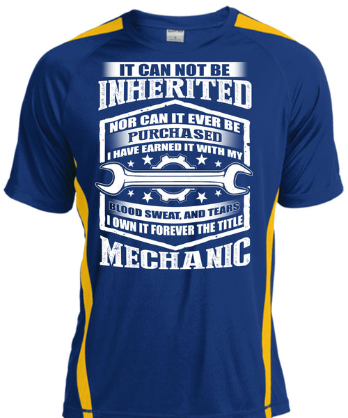 It Forever The Title Mechanic T Shirt, Blood Sweat And Tears T Shirt, Cool Shirt