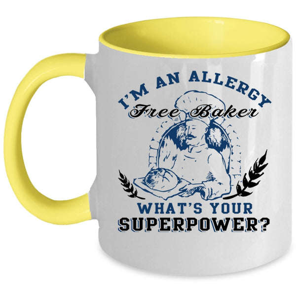 Cool Baker Coffee Mug, I'm An Allergy Free Baker Accent Mug