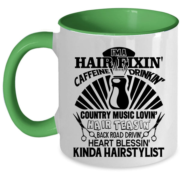 Awesome Hairstylist Coffee Mug, I'm A Hair Fixing Accent Mug