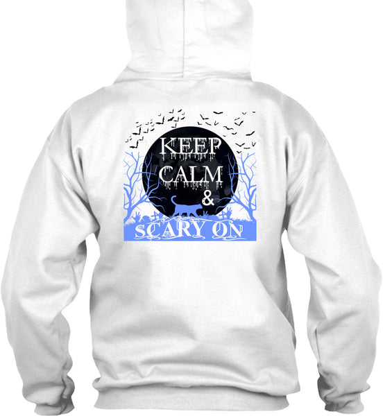 Keep Calm And Scary On T Shirt, Wait For Halloween T Shirt