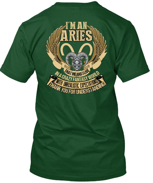 I'm An Aries T Shirt, Thank You For Understanding T Shirt
