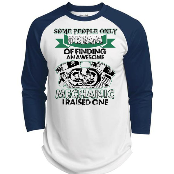 Finding An Awesome Mechanic T Shirt, I Love Mechanic T Shirt, Awesome T-Shirts  (Polyester Game Baseball Jersey)
