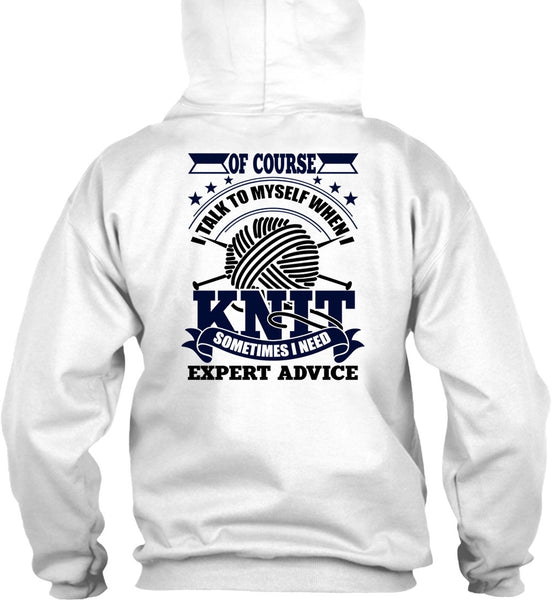 I Talk To Myself When I Knit T Shirt, I Love Knit T Shirt